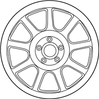 OEM 2021 Kia Telluride Wheel Assembly-Aluminium - 52910S9330