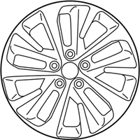 OEM Lexus RX450hL Wheel, Disc - 42611-48A90