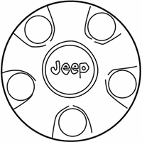 OEM 2005 Jeep Liberty Wheel Center Cap - 5ZA48S4AAA