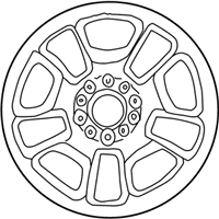 OEM Jeep Liberty Wheel-Steel - 5GL65S4AAE