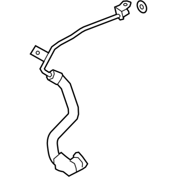 OEM 2021 BMW M5 COOLANT LINE, TURBOCHARGER R - 11-53-9-896-891