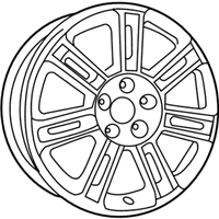 OEM Dodge Avenger Aluminum Wheel - 1TL91DX8AB