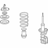 OEM 2003 Acura RSX Shock Absorber Assembly, Right Front - 51601-S6M-A08