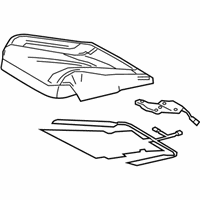 OEM Lexus UX250h Seat Sub-Assembly FR RH - 71101-76040-A3