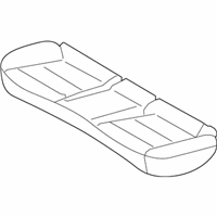 OEM 2018 Hyundai Ioniq Pad Assembly-Rear Seat Cushion - 89150-G2101