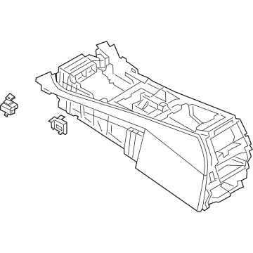 OEM 2020 BMW X5 CENTER CONSOLE, LEATHER - 51-16-9-503-036