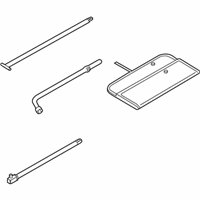 OEM 2021 Infiniti QX80 Tool Set - 99501-1LA1C