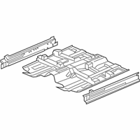 OEM 2017 Honda CR-V FLOOR, FR. - 65100-TLB-315ZZ