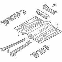 OEM Lincoln Front Floor Pan - GJ7Z-7811135-A