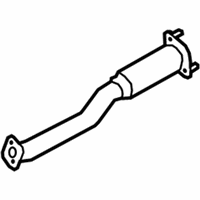 OEM Lincoln Front Pipe - BA8Z-5G203-A