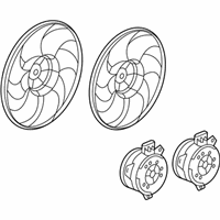 OEM Buick Fan & Motor - 84000791