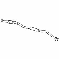 OEM Toyota Matrix Converter & Pipe - 17420-0D170