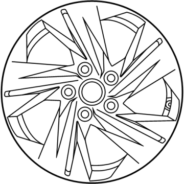 OEM Hyundai Elantra Wheel Assy-Aluminium - 52910-AB100