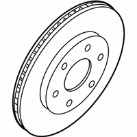 OEM 2006 Nissan Armada Rotor Disc Brake Front - 40206-ZC00B