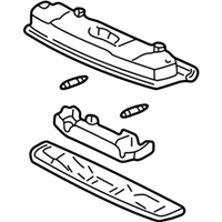 OEM 1998 Honda Odyssey Light Assembly, Front Map (Clear Gray) - 34400-SM4-003ZJ