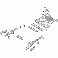 OEM 2019 Ford EcoSport Rear Floor Pan - GN1Z-7411215-E