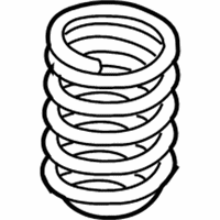 OEM 2013 BMW 135is Front Coil Spring - 31-33-6-767-376