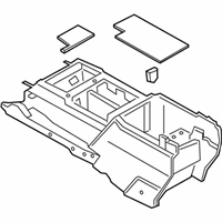 OEM 2021 Ford F-350 Super Duty Floor Console - LC3Z-25045A36-AC