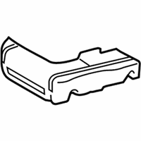 OEM Lexus Pad, Front Seat Cushion, LH (For Separate Type) - 71512-0E010