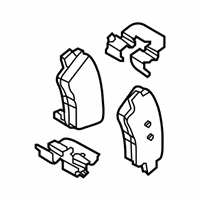 OEM 2022 Hyundai Ioniq PAD KIT-REAR DISC BRAKE - 58302-G2A10