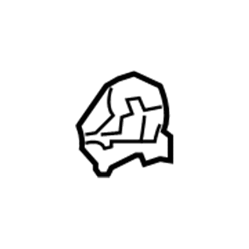 Honda 81115-SDA-A01ZB Cover, R. FR. Seat Center *NH361L* (CF GRAY)