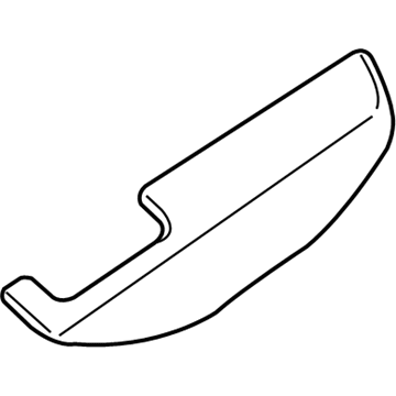 Nissan 82941-EA102 Rear Door Armrest, Left