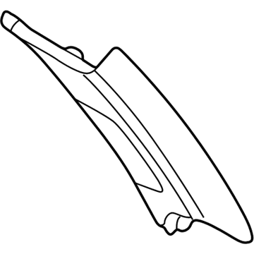 BMW 51-43-8-259-678 Trim Panel Column, Rear Right