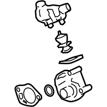 GM 12620248 Thermostat Housing