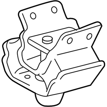 Toyota 12371-31051 Rear Mount