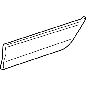 Lexus 75742-50040-B1 Moulding, Rear Door, Outside LH
