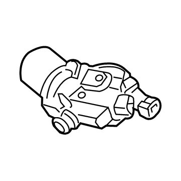 Lexus 85110-76072 Motor Assembly, FR WIPER
