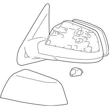 Toyota 87910-0C370-A0 Mirror Assembly