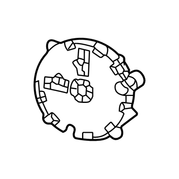 GM 22976566 Mirror Motor