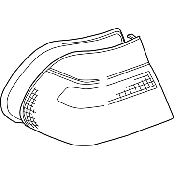 BMW 63-21-6-937-453 Rear Light "Led" Left Side Panel, White