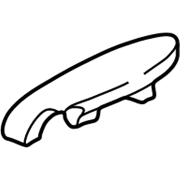 Honda 83555-S5A-003ZB Armrest Assembly, Left Front Door (Mild Beige)