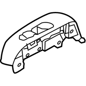 Kia 93580B2110CA Rear Power Window Sub Left Switch Assembly