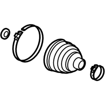 Acura 44018-TF6-N14 Boot Set, Outboard