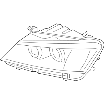 BMW 63-11-7-276-996 Headlight Right Side