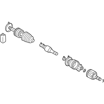 Mopar MR410043 Front Axle Shaft