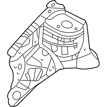 Hyundai 64501-4J010 Panel Assembly-Fender Apron, LH