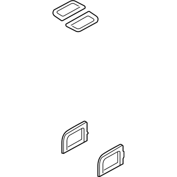 BMW 52-30-9-139-154 Set, Sealing Frame, 3Rd Seat Row