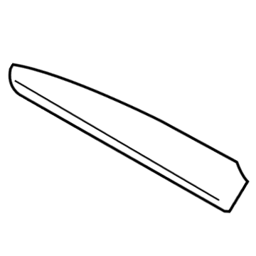 GM 10322164 Applique Asm-Front Side Door Window Frame Rear