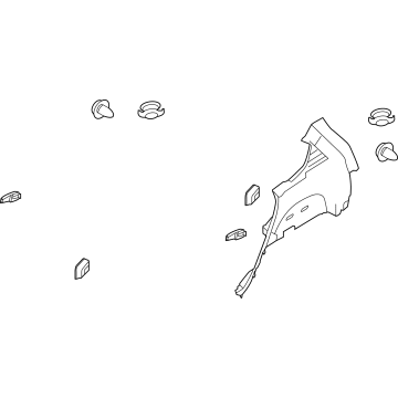 Hyundai 85730-S1400-SST TRIM ASSY-LUGGAGE SIDE LH