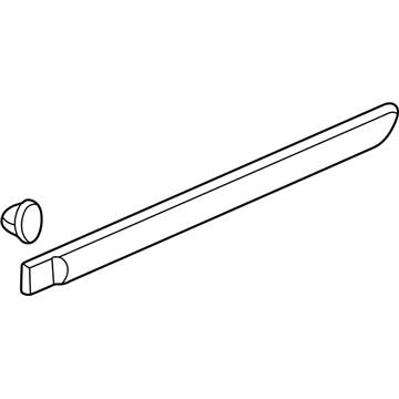 Acura 75303-ST8-A11ZX Protector, Right Rear Door (Voltage Blue Metallic)