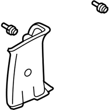 Honda 84131-S9V-A21ZA Garnish Assy., R. Quarter Pillar *G66L* (TU LIGHT GREEN)