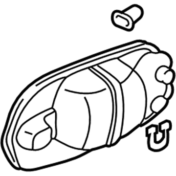 Honda 72180-S0X-A11ZB Handle Assembly, Left Front Door (Outer) (Dark Emerald Pearl)