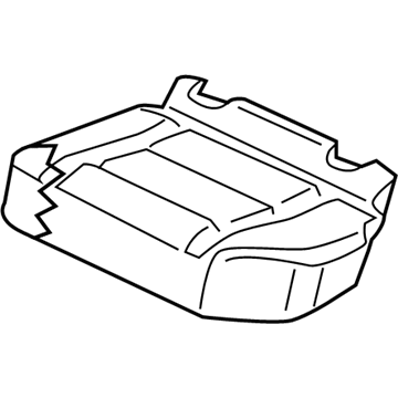 Nissan 88350-ZJ01A Cushion Rear Seat LH