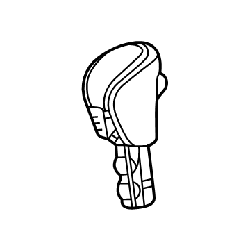 Honda 54130-TVA-L82ZA Knob Assy., Select *NH900L* (LEA) (DEEP BLACK)