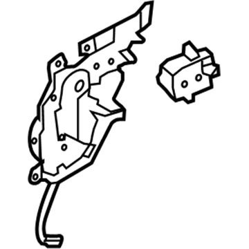 Nissan 82505-1JB0B Slide Door Remote Control Assembly, Left