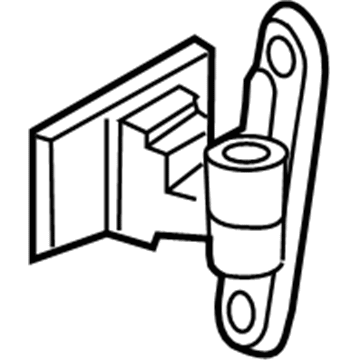 BMW 41-00-7-228-157 Left Lower Front Door Hinge